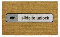 Fußmatte Slide to unlock