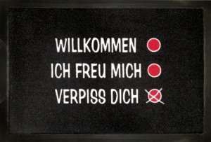 Fußmatte - Verpiss Dich