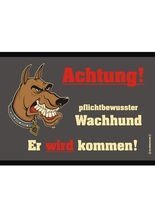 Fussmatte Wachhund