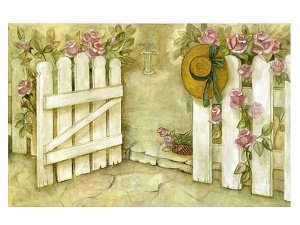 Fußmatte im romantischem Stil - Gartento