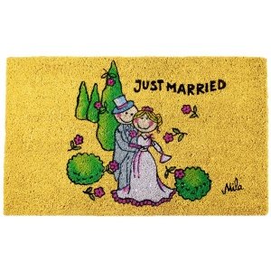 Fußmatte just married
