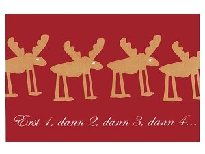 Fußmatte mit Elchen