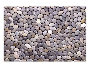 Fußmatte mit Steinmotiv