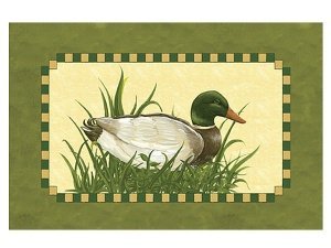 Fußmatte mit Tiermotiv Ente