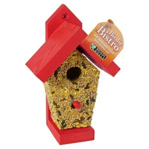 Futterhaus "Birdie Bistro", rot