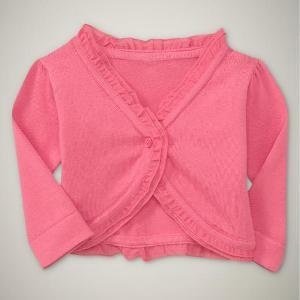 GAP Baby Rüschen Cardigan Koralle
