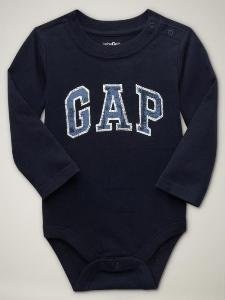 GAP Body Langarm Blau mit GAP Logo