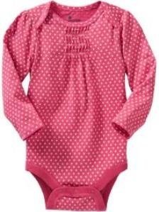 GAP Body Langarm Pink Punkte