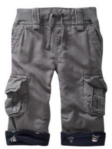 GAP Cargo Hose gefüttert Grau