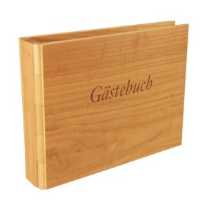 Gästebuch Milano, quer, Kirschbaum