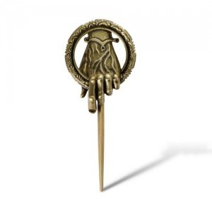 Game of Thrones Hand des Königs Anstecknadel Eddard Stark Pin Filmoriginal in Geschenkbox