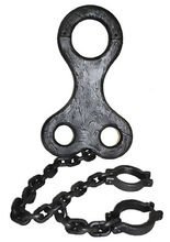 Ganzkörper Sträfling Fessel schwarz