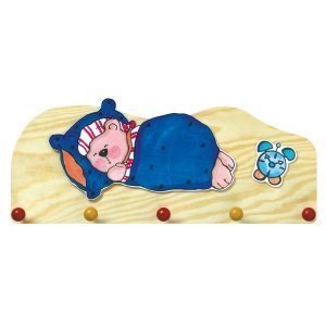 Garderobe - Schlafendes Bärchen von Mert