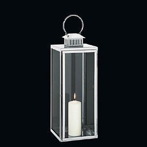 Garten-Laterne ´Torre´ aus Edelstahl und