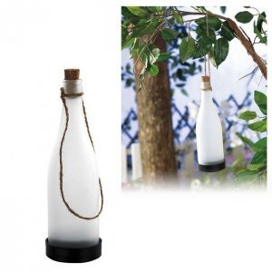 Garten Solarlampe Flaschenpost
