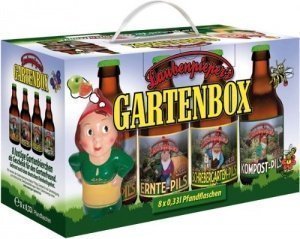 Gartenbox Bier im 8er Geschenkkarton