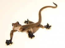 Gartendeko Echse 21 cm in edler Geschenk