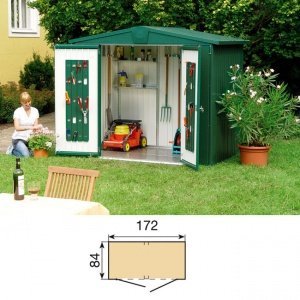 Gartenhaus Europa dunkelgrün