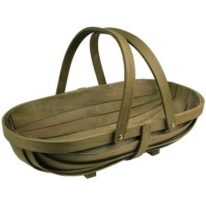 Gartenkorb "Trug", dunkel