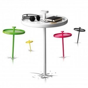 Gartentisch Pin Table wei?