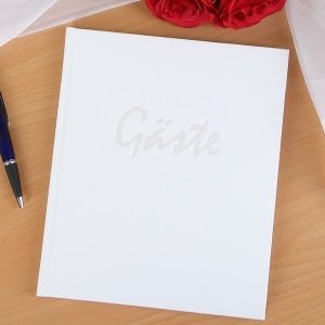 Gästealbum in weiß