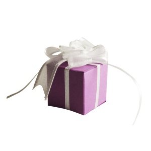 Gastgeschenk Hochzeit Santorini, flieder