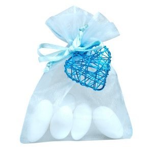 Gastgeschenk Juno, hellblau-türkis