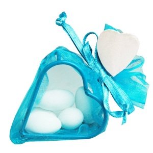 Gastgeschenk Kreta, türkis-weiß