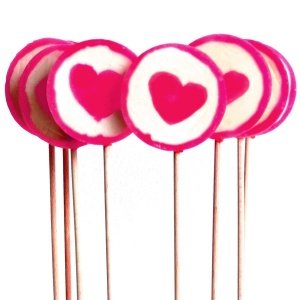 Gastgeschenk Lolli Herz, mittel