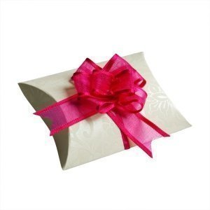 Gastgeschenk Naxos, weiß-fuchsia