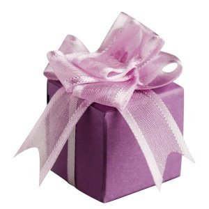 Gastgeschenk Santorini, flieder