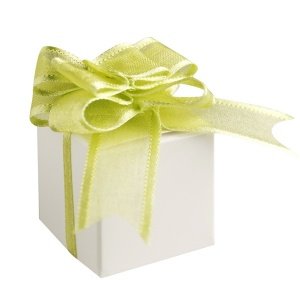 Gastgeschenk Santorini, weiß-grün