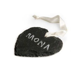 Gastgeschenk Schieferherz, klein