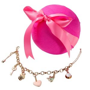 Gastgeschenk Wonderball mit Armband, pin