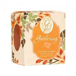 -Gathering- Candle Cube Votive, Greenlea