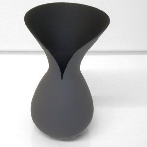 gazzel THE COAT Vase Grau/Schwarz