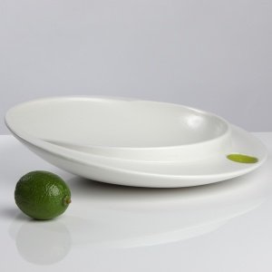 gazzel WATER BOWL Schale Weiß/Lime