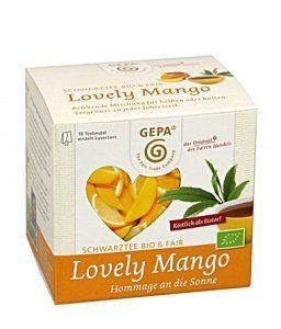 GEPA Bio Schwarztee Lovely  Mango im Tee