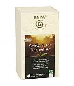 GEPA Bio Schwarztee im Beutel Darjeeling