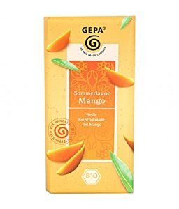 GEPA Weiße Bio Schokolade mit Mangostück