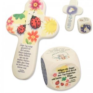 Gebetswürfel mit Kreuz *Segensworte