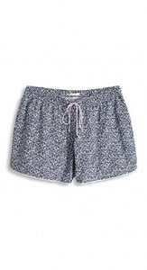 Geblümte Jersey-Shorts