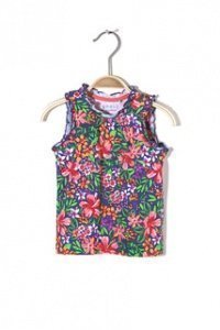 Geblümtes Baumwoll Jersey Tank Top