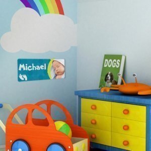 Geburtstafel mit Foto - Junge