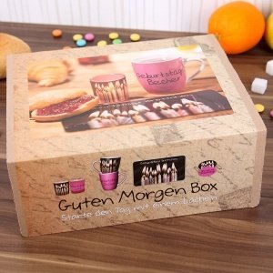 Geburtstags Box  mit Kerzenmotiv (4teili