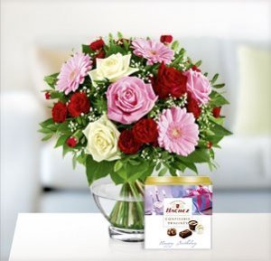 Geburtstagsfreude mit Geburtstagspraline