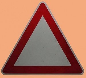 Geburtstagsgeschenk Dreieckiges Verkehrs