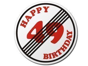 Geburtstagsgeschenk: Geburtstagsschild z