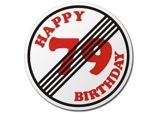 Geburtstagsgeschenk: Geburtstagsschild z