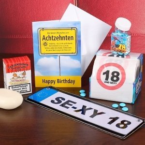 Geburtstagsgeschenk Set 18 (5-teilig)